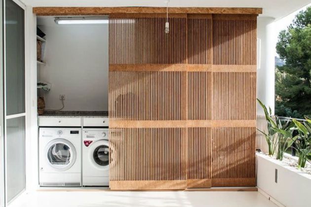 Formas de esconder a lavanderia no apartamento
